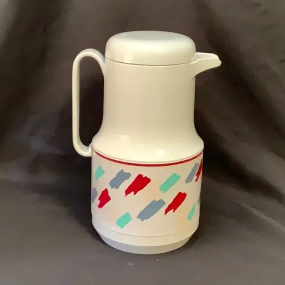 6PC THERMAL SERVING SET includes Thermos, 4 cups and serving tray RARE FIND - Picture 2 of 11